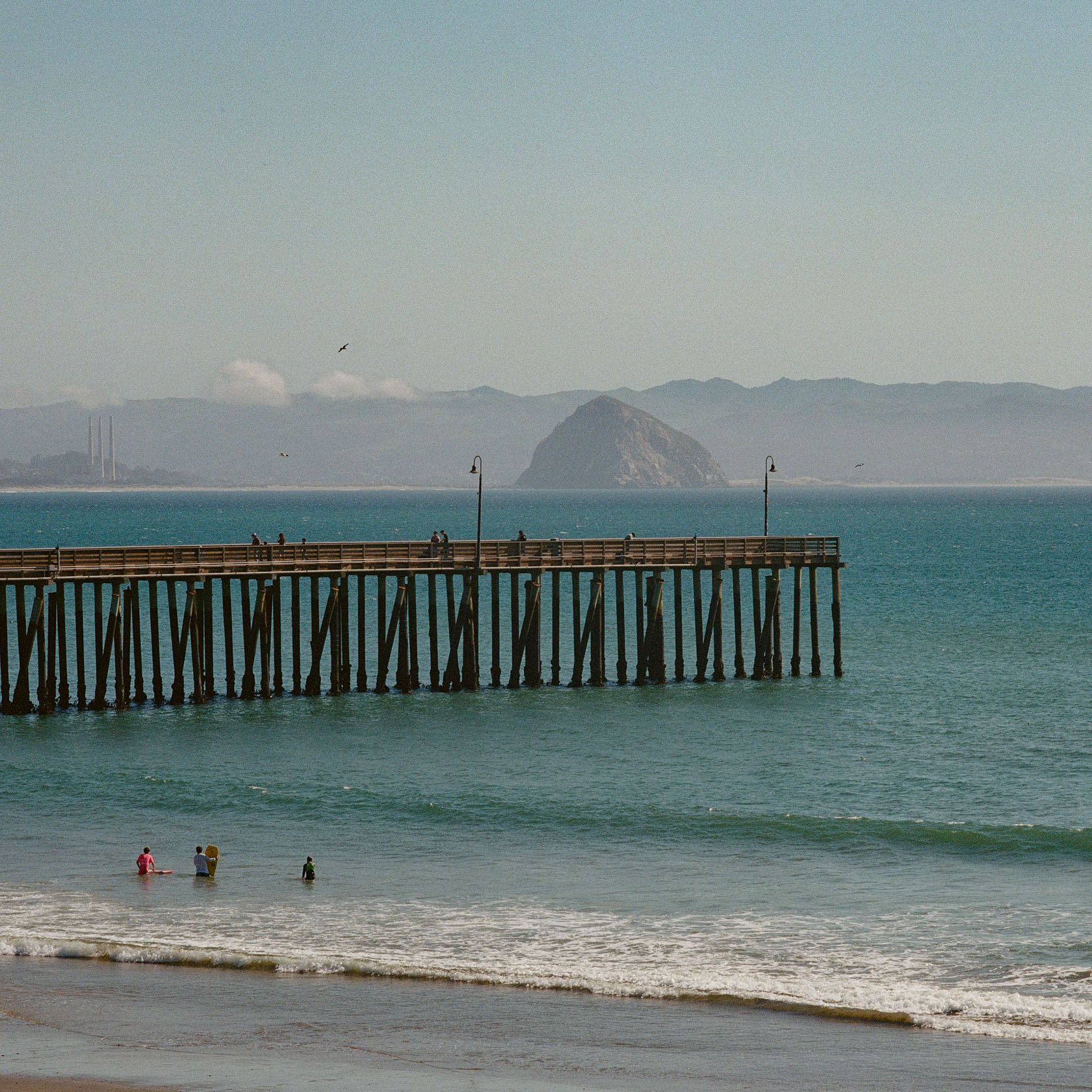 Morro Rock, from the Cayucos pier